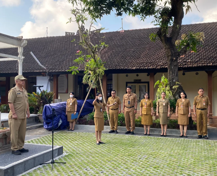Apel Disiplin pada Inspektorat Daerah Kota Denpasar, 11 Agustus 2025