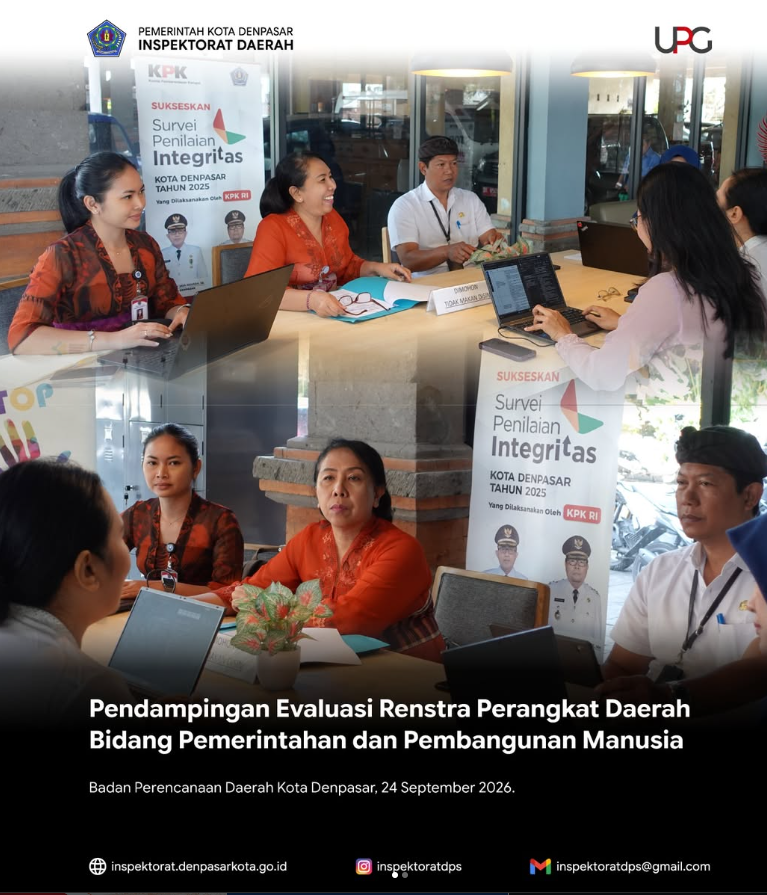 Pendampingan Evaluasi RENSTRA Perangkat Daerah
