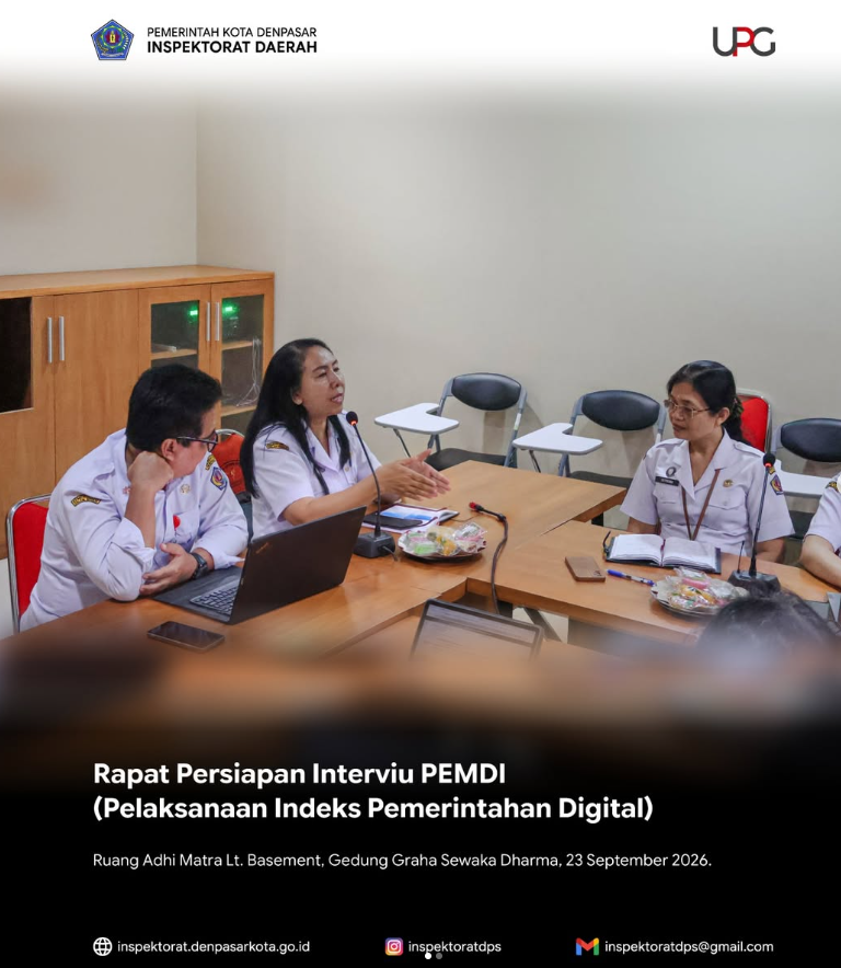 Rapat Persiapan Interviu PEMDI
