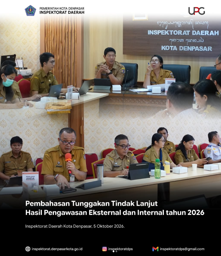 Pembahasan Tunggakan Tindak Lanjut Atas Saran/Rekomendasi Hasil Pengawasan Eksternal dan Internal