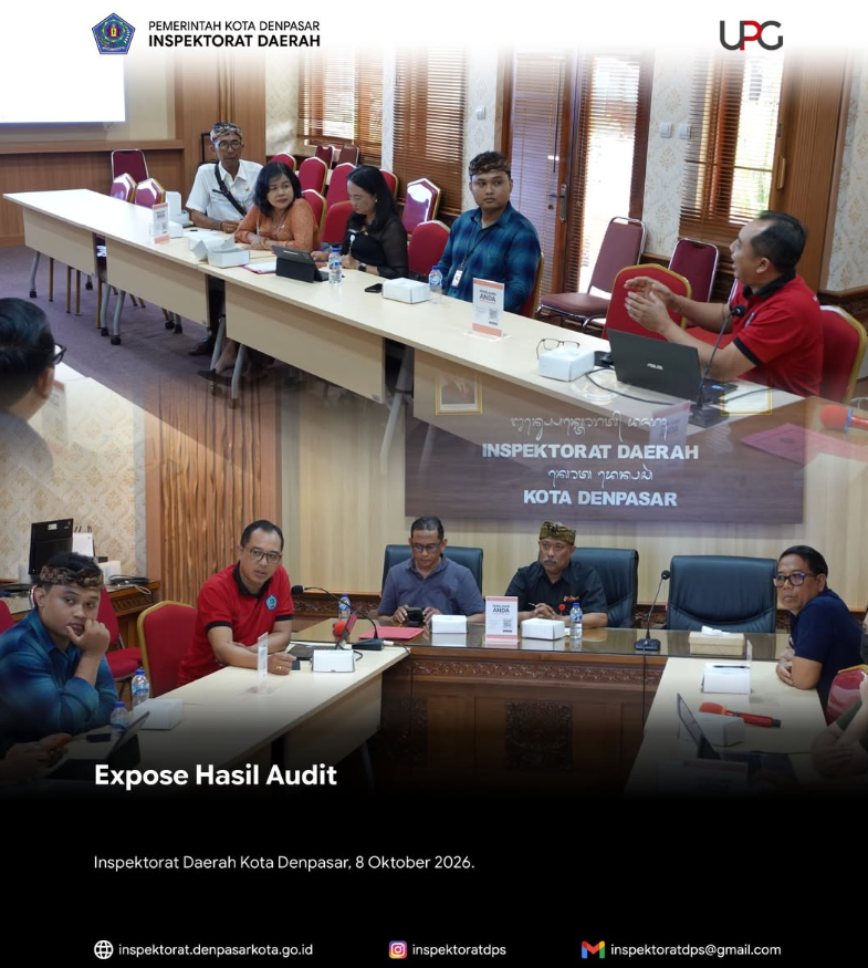 Expose Hasil Audit PBJ tertentu yang berisiko tinggi dengan Metode Pengadaan Langsung